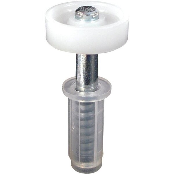 PrimeLine Roller Guide, Nylon/Plastic, Top Mounting, 2PK N 6703 Zoro